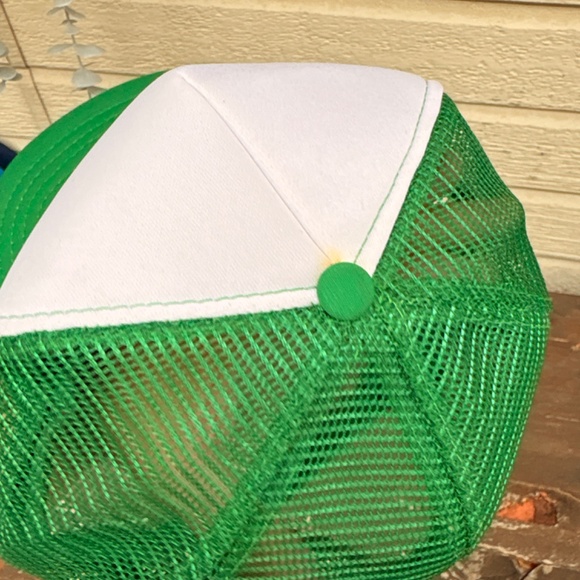 Vintage HOLE IN ONE golf club 1989 emerabld green trucker hat snapback - Picture 5 of 6